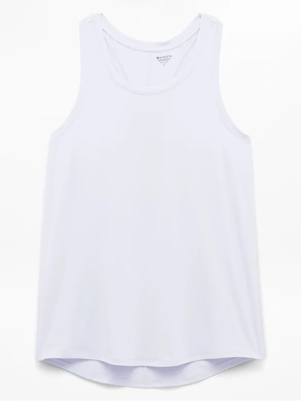Athleta White Racerback Performance Tank - Picture 2 of 2